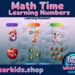 Learning Numbers Matching Game, Numbers , Homeschool, Toddler, Preschool and Kindergarten Activity, Worksheet